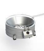 Fritador elétrico tacho mesa 550mm - Inox