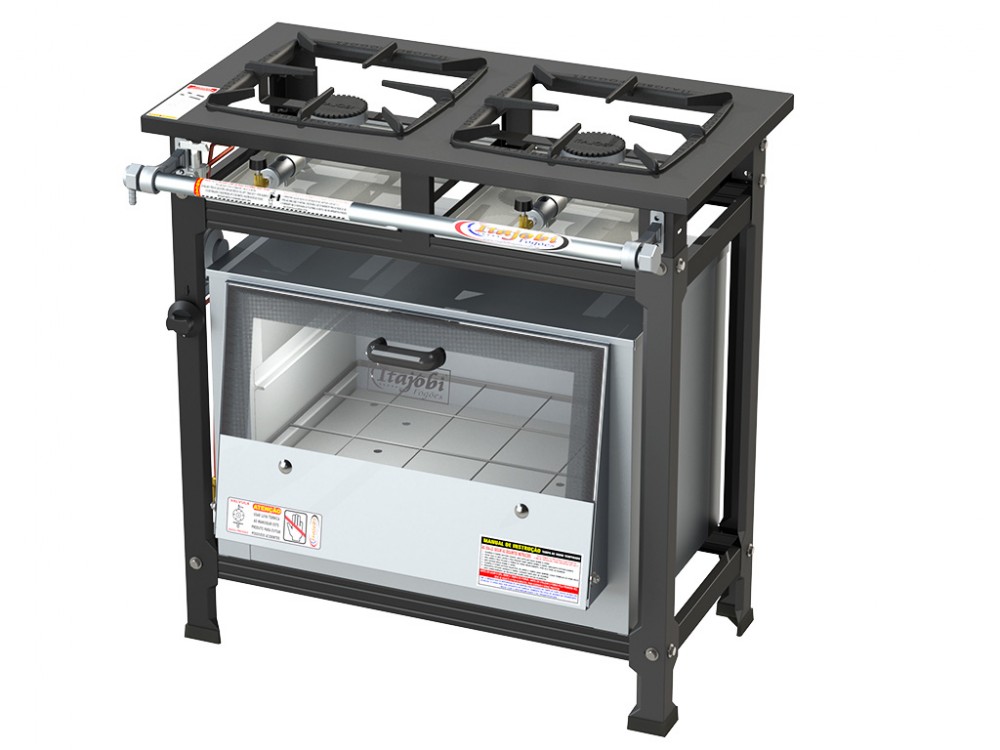 Fogão 2 Bocas Standard A.P  - 2QS 30x30 C/ FORNO