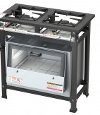 Fogão 2 Bocas Standard A.P  - 2QS 30x30 C/ FORNO