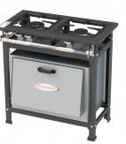 Fogão 2 Bocas Standard B.P  - 1QD 1QS 30x30 C/ FORNO