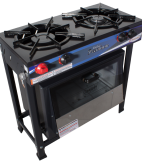 Fogão 2 Bocas Premium C/ Forno - 1QS 1QD