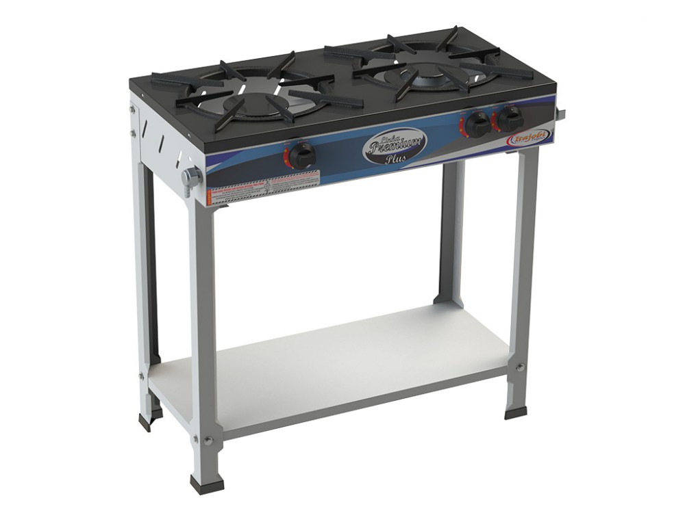 Fogão 2 Bocas Premium Plus - 1QS 1QD