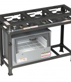 Fogão 3 Bocas Standard A.P  - 3QS 30x30 C/ FORNO