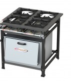 Fogão 4 Bocas Alta Pressão Estampado 4QS c/ Forno