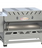 Pizza Grill Fixo Refratário Luxo  -  715 x 425 C/ 2 infravermelhos