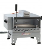 Pizza Grill Giratório C/ Manivela Refratário Luxo - 480X 425