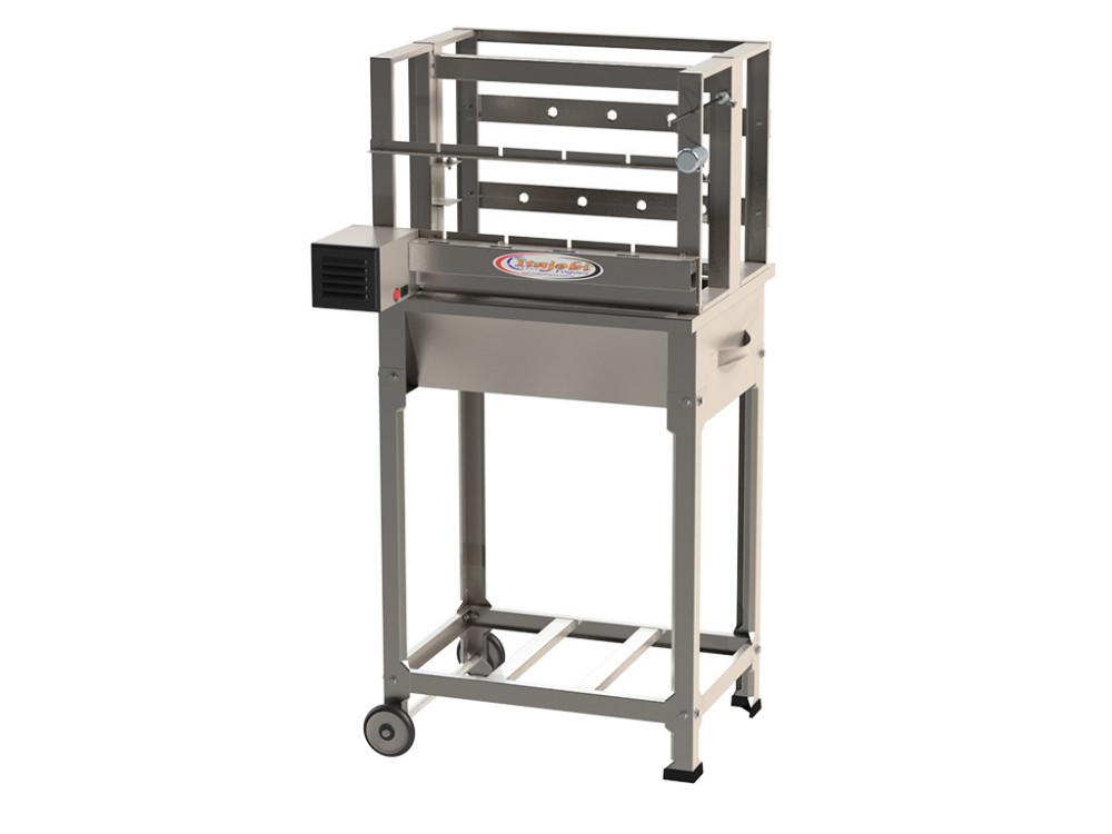 Levante Grill 4 Espetos com Motor e Caçamba (Espeto e Picanheira)