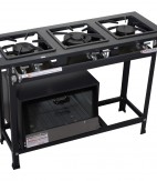 Fog&atilde;o 3 Bocas Ativo B.P - 30x30 2QS 1QD C/ Forno