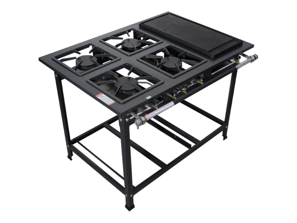 Fog&atilde;o 4 Bocas Chapa Ativo A.P - 30x30 4QS