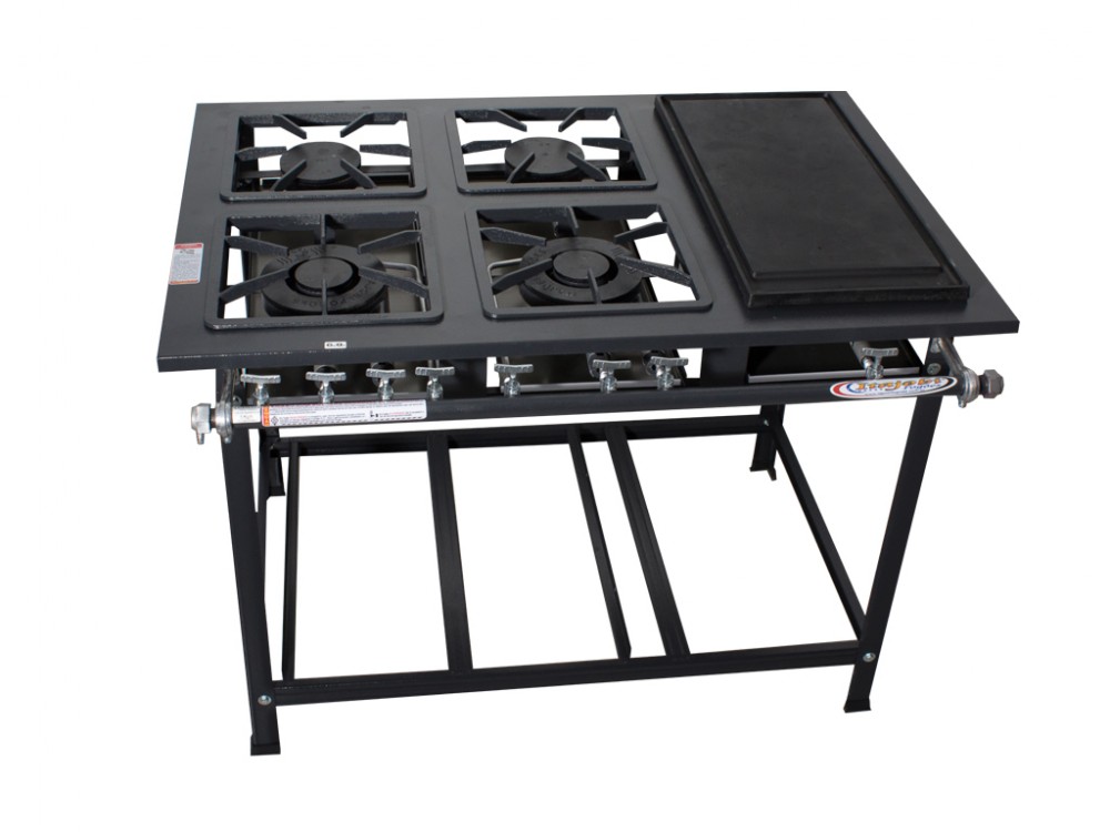 Fog&atilde;o 4 Bocas Ativo B.P Chapa - 30x30 2QS 2QD