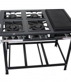 Fog&atilde;o 4 Bocas Ativo B.P Chapa - 30x30 2QS 2QD